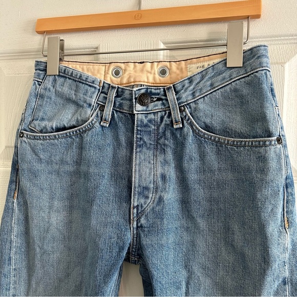 Rag & Bone real cow fur patch jeans - Size 25 (Fits 29” Waist) - Picture 4 of 10